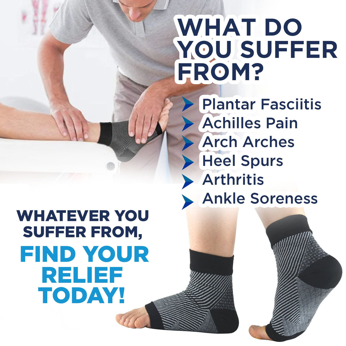 Orthopedic Planet Compressions Pain Relief Ankle Socks