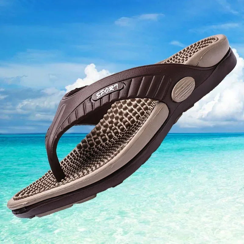 Men's Orthopedic Comfort Sandals — Arch Support for Plantar Fasciitis, Heel Pain & Flat Feet