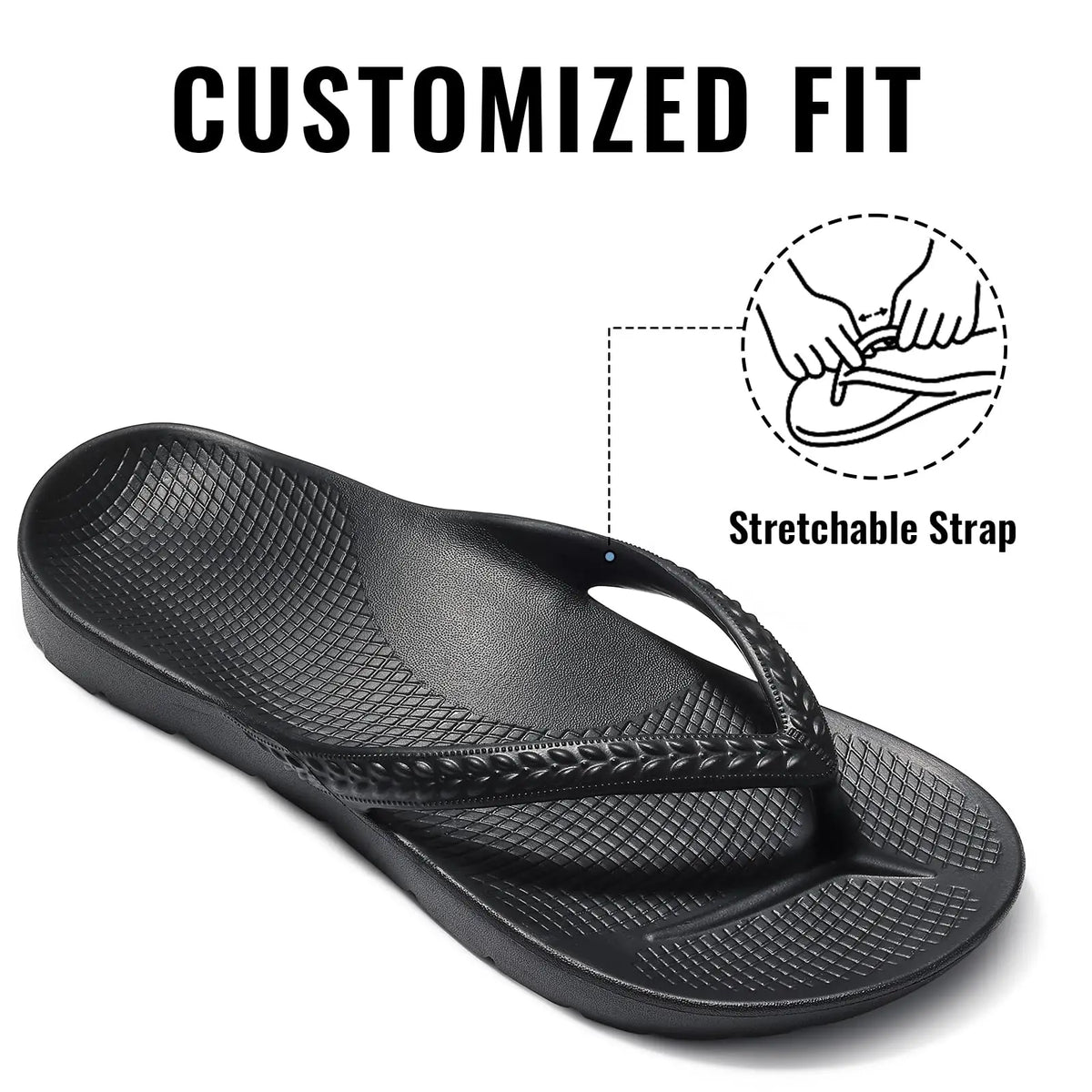 Orthopedic Arch Support Slide Sandals — Plantar Fasciitis Relief for Men & Women
