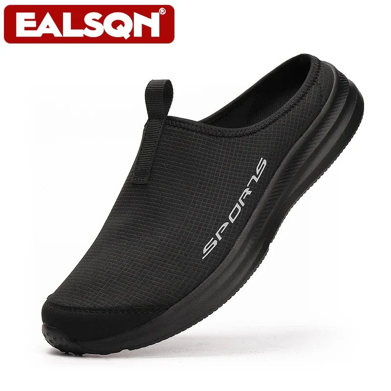 Men's Cushioned Ortho-Comfort House Slippers — Arch Support for Plantar Fasciitis & Heel Pain