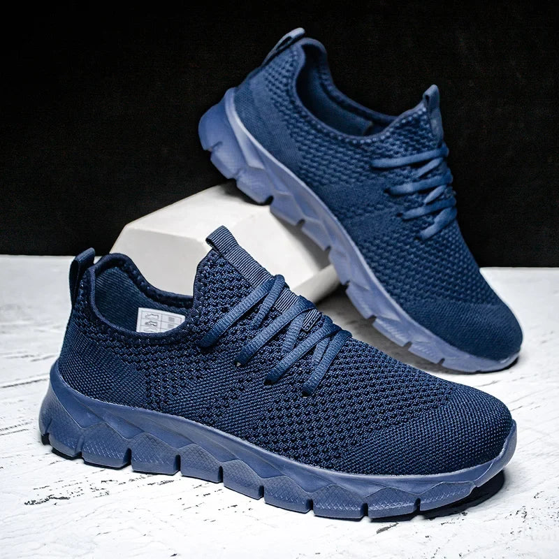 Men's Breathable Cushioned Running Shoes — Lightweight Comfort for Active Feet