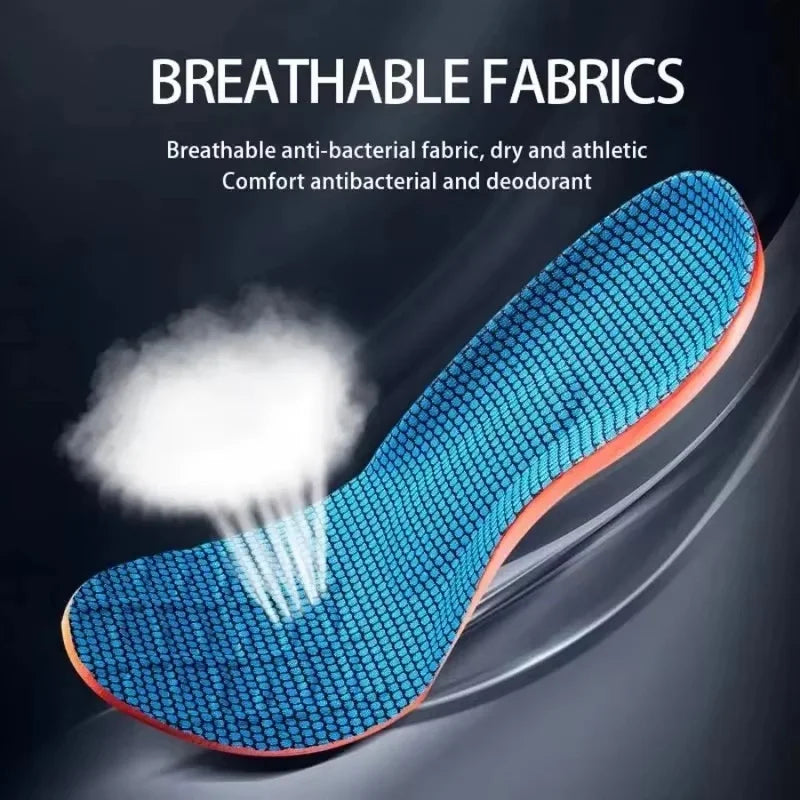 Super Soft Cushioned Running Insoles — Arch Support & Shock Absorption for All-Day Comfort