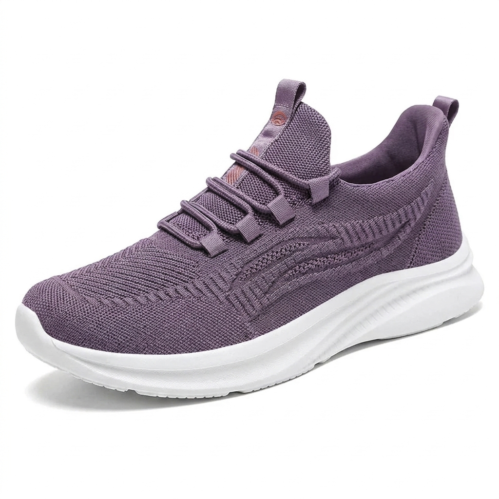 Hands-Free Cozy Knit Walking Shoes — Stretch Comfort for Bunions, Swollen Feet & Sensitive Soles. No Bending. No Slippin