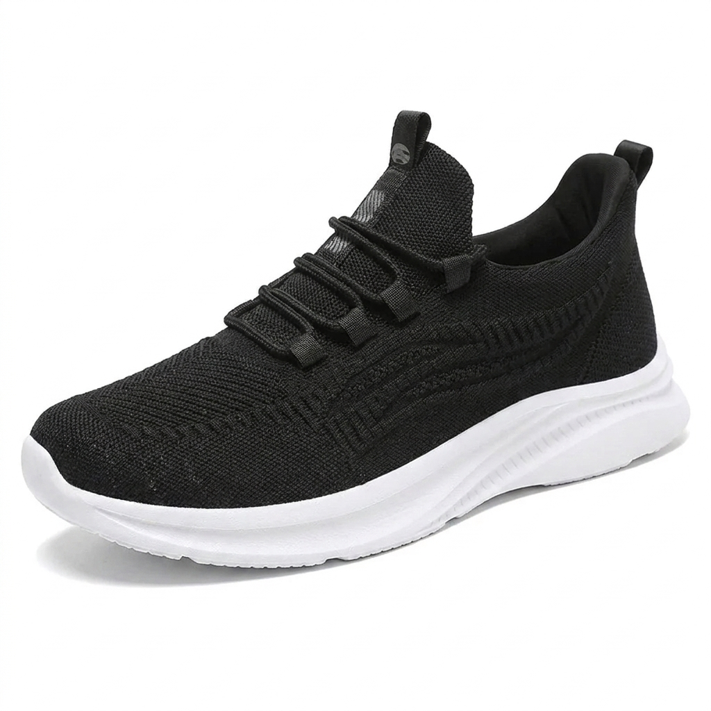 Hands-Free Cozy Knit Walking Shoes — Stretch Comfort for Bunions, Swollen Feet & Sensitive Soles. No Bending. No Slippin