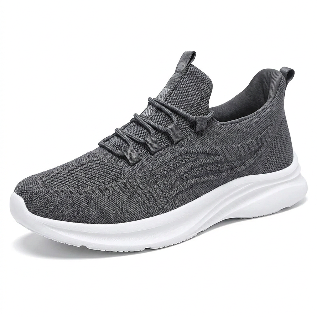 Hands-Free Cozy Knit Walking Shoes — Stretch Comfort for Bunions, Swollen Feet & Sensitive Soles. No Bending. No Slippin