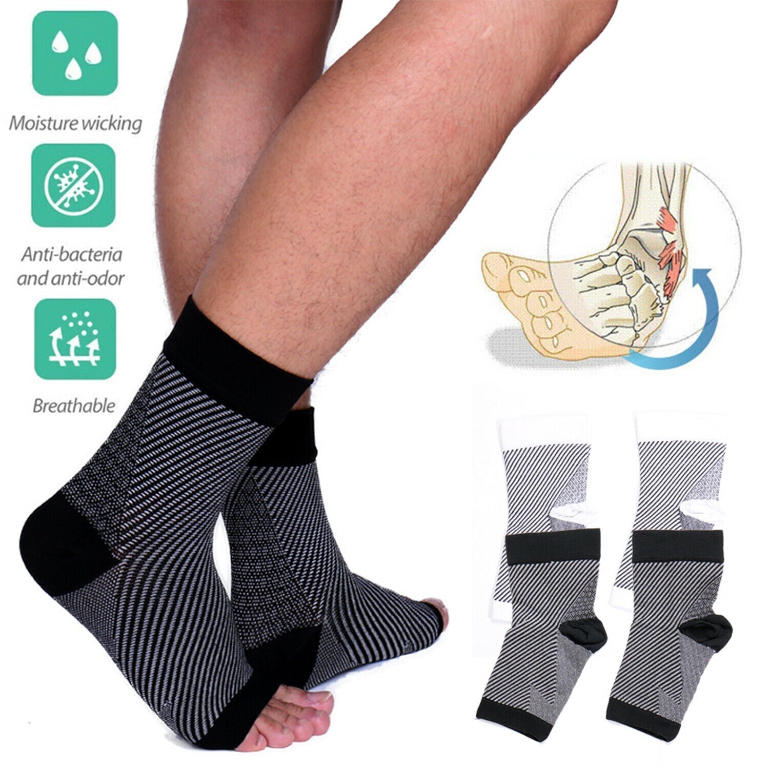 Orthopedic Planet Compressions Pain Relief Ankle Socks